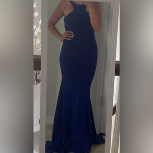 Royal bluish purplish prom dress